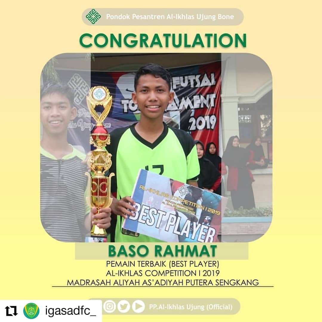 Pemain Terbaik Al-Ikhlas Competition I 2019